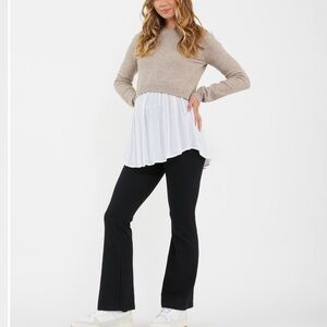 Ripe Maternity Sandy Detachable Knit Latte Medium